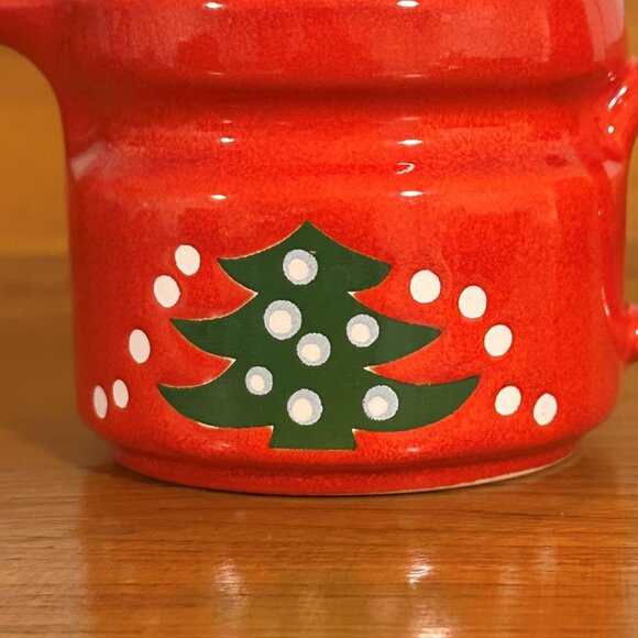 Waechtersbach Germany Christmas Creamer - Picture 3 of 7